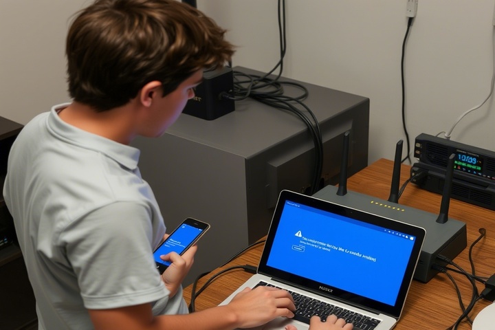 man-working-on-electronic-equipment