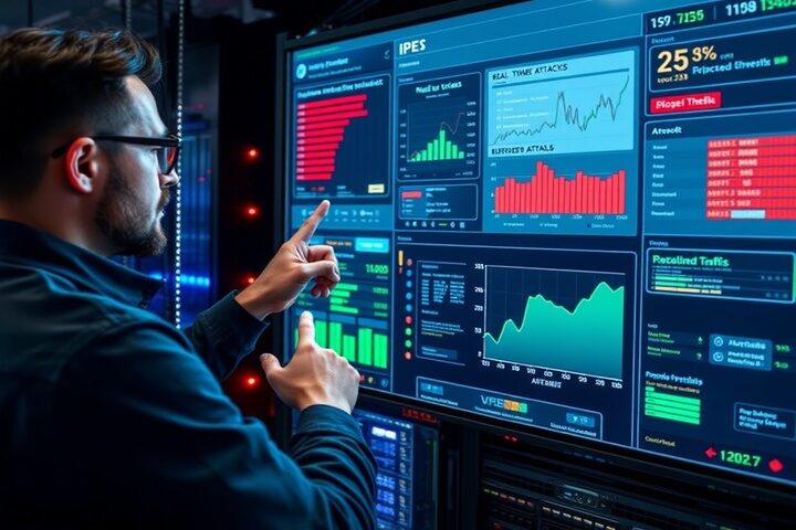 man-operating-monitor
