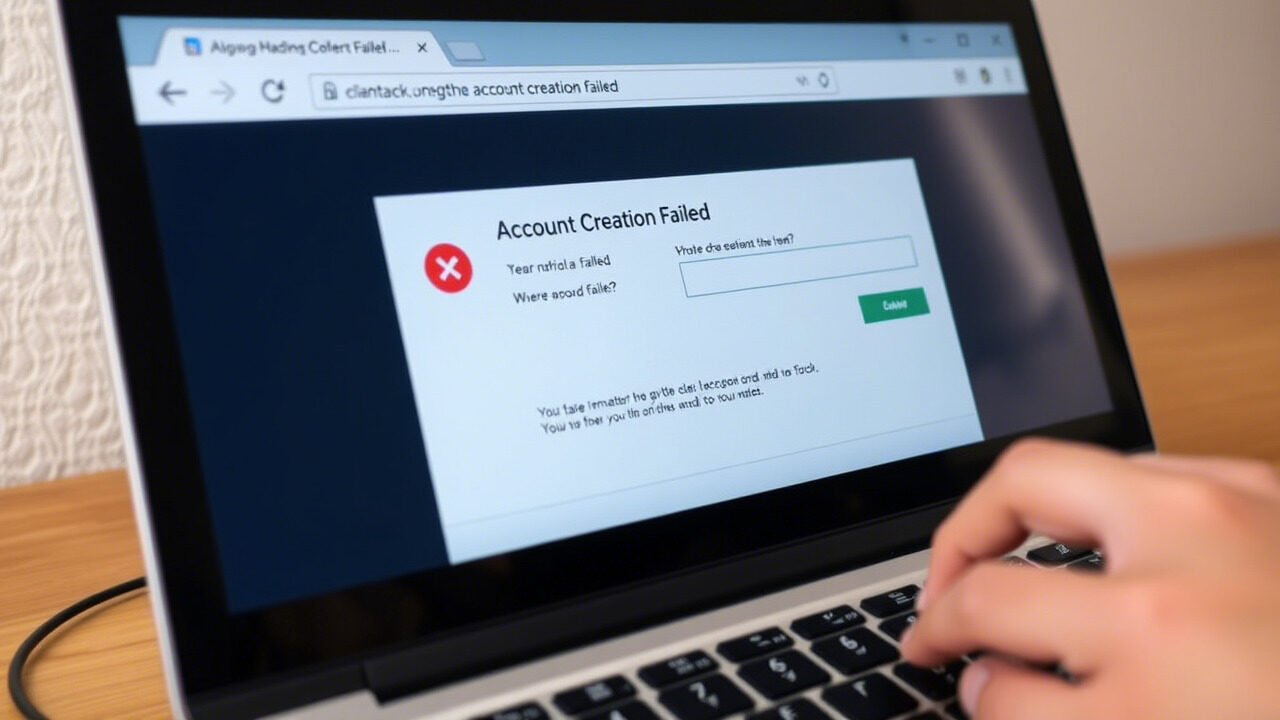Fix Account Creation Failure