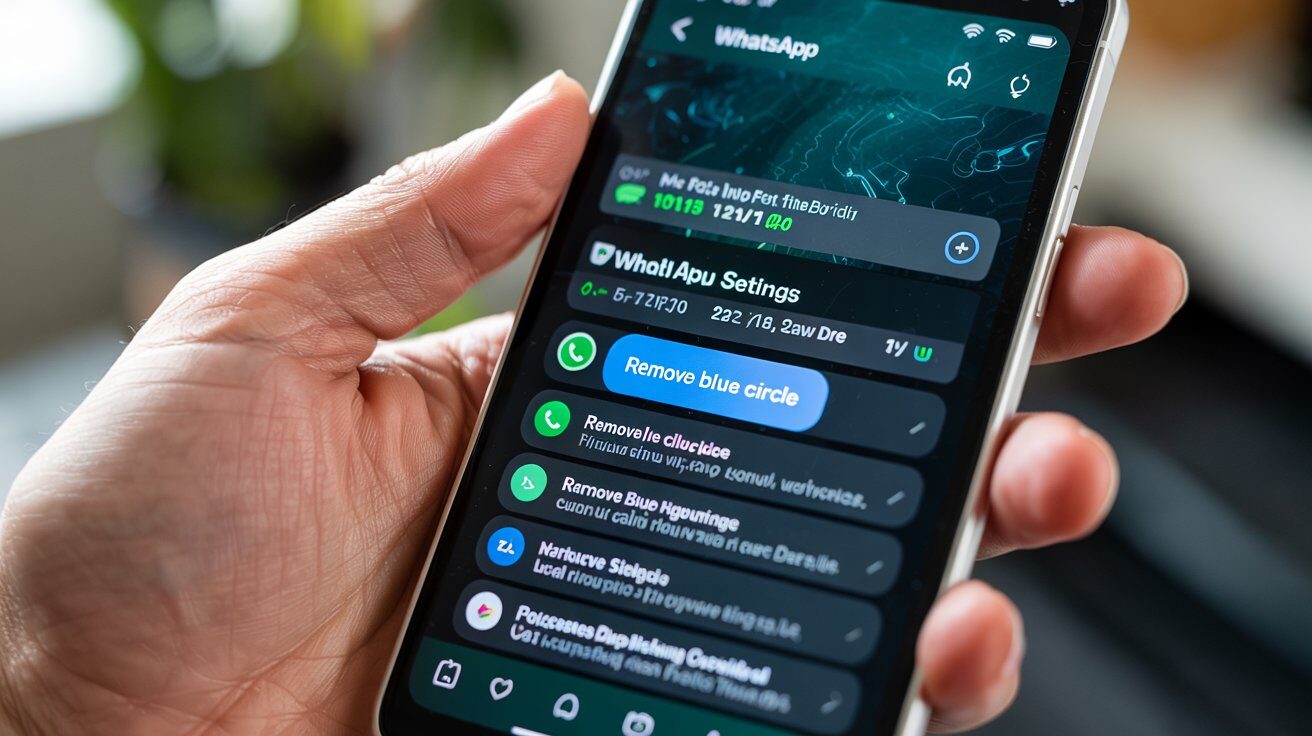 Wie man den blauen Meta AI Kreis aus WhatsApp entfernt