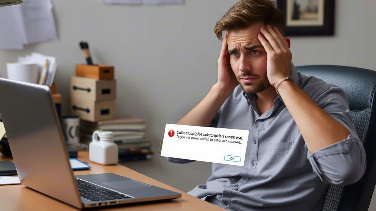 Copilot Subscription Renewal Fail