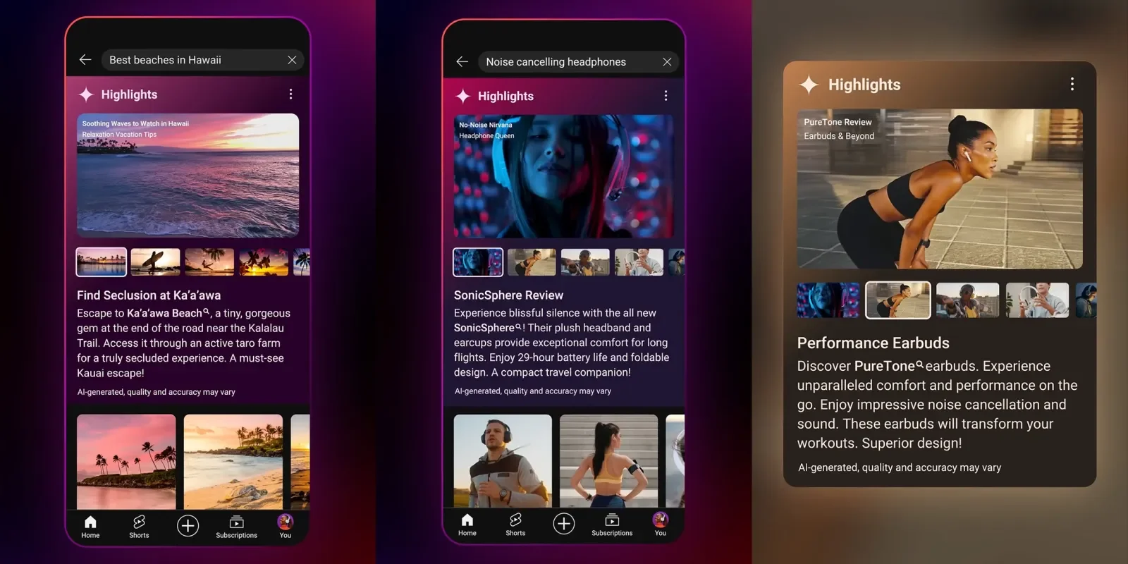 YouTube AI Overview